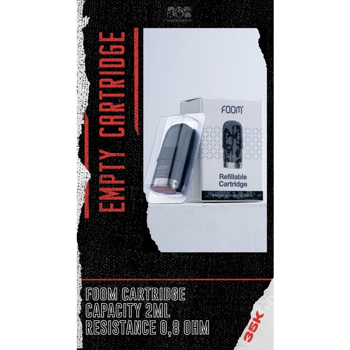 Jual Cartridge Foom X Refillable Pod Replacement / Catridge Foom Pod X ...