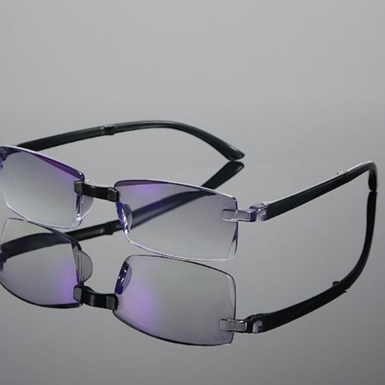 T7B1 Kacamata Baca Ajaib Superior Plus Minus Auto Fokus Blueray Anti Radiasi Pria Wanita Original