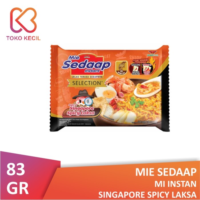 

PROMO Mie Sedaap Singapore Spicy Laksa 83gr