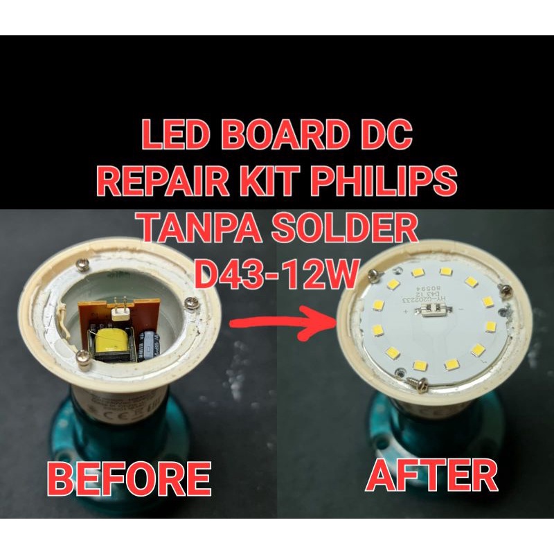 mesin lampu LED DC 12 w diameter 43 mm