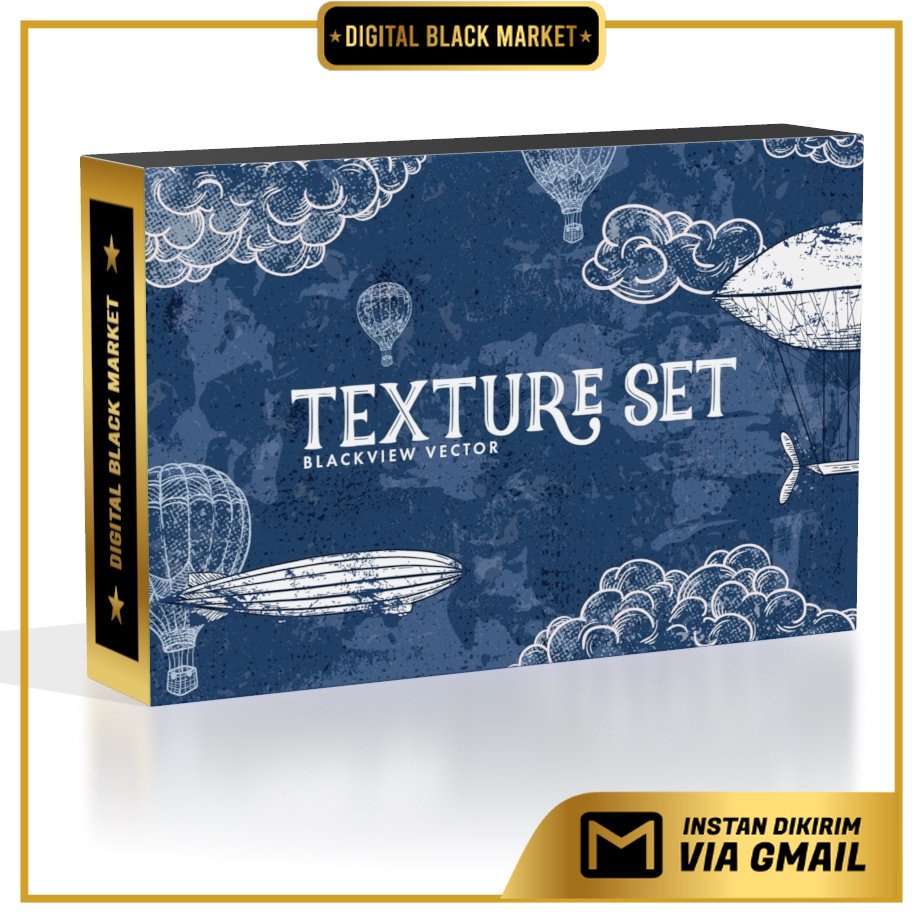 Black view Vector Texture Set - PNG, and EPS formats