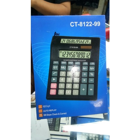 Terbaru Kalkulator Citizen CT-8122-99//Alat Hitung Dagang 2 Layar Besar Murah