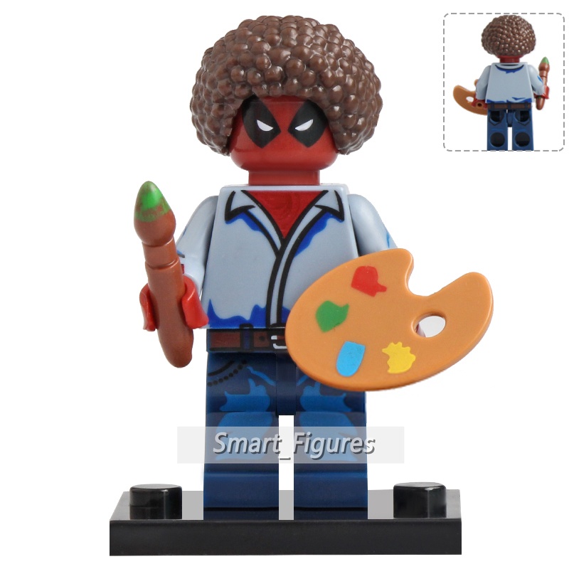 Mainan Action Figure Deadpool Seri Doctor Samurai Painter Punk Marvel Mini WM6050 Untuk Hadiah