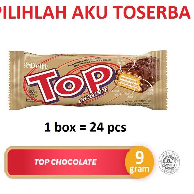 

Cuci Gudang--Delfi TOP Chocolate 9 gram isi 24pcs / box- ( HARGA 1 BOX )