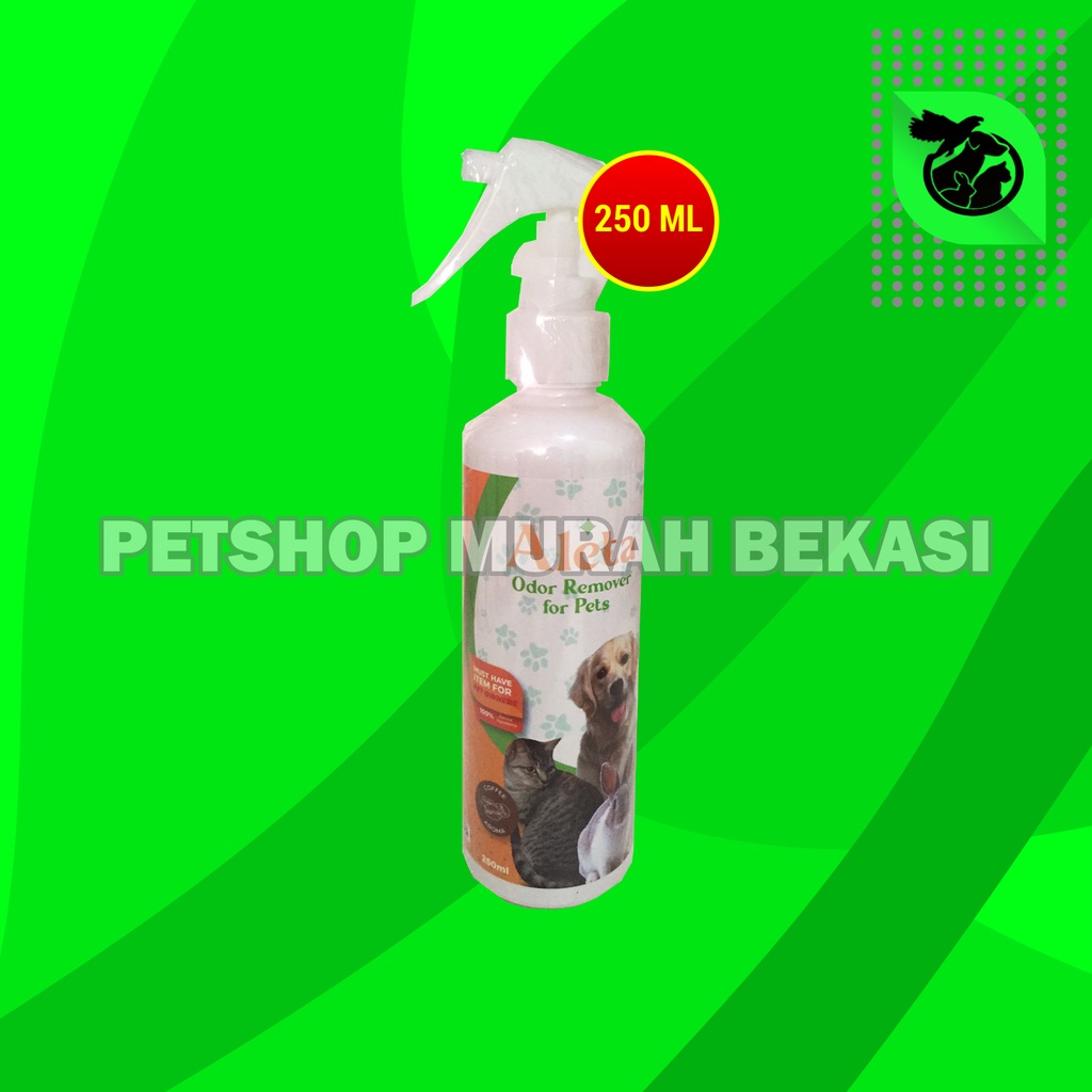 Aleta Pet Odor Remove Penghilang Bau Pipis Kandang Kucing Anjing 250ML