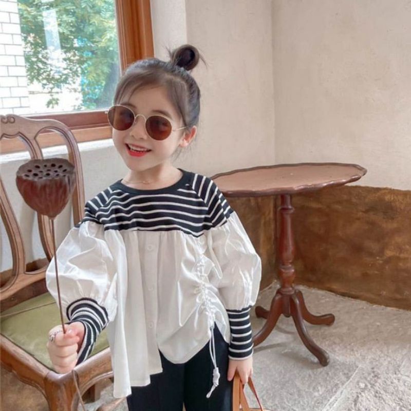 Atasan Blouse Lyodra Anak Perempuan Lengan Panjang 2-5 Tahun