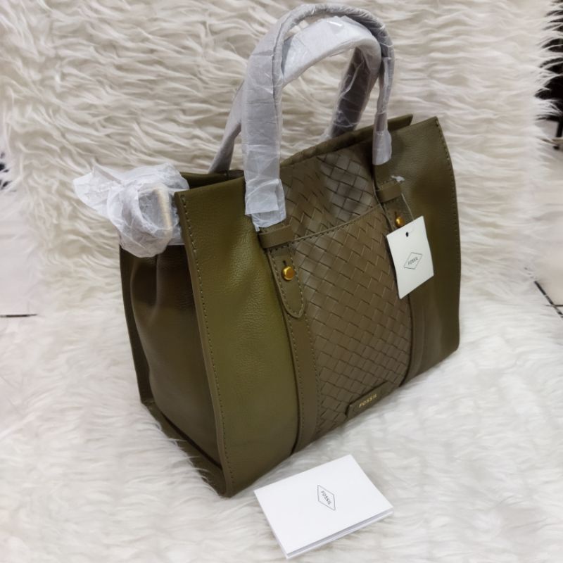 Tas Fossil Kingston Satchel ORI - Tas Wanita bahan Kulit Asli