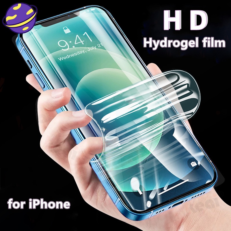 Pelindung Layar Hydrogel Untuk iPhone 14 13 12 11 Pro X XS Max XR 7 8 6 6S Plus