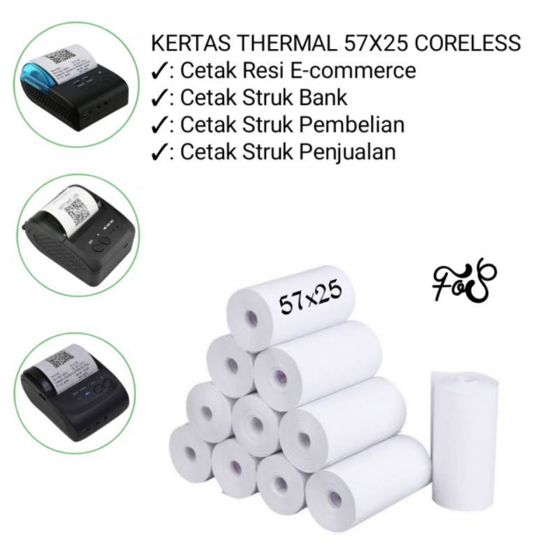 

kertas thermal 57x25 struk kasir