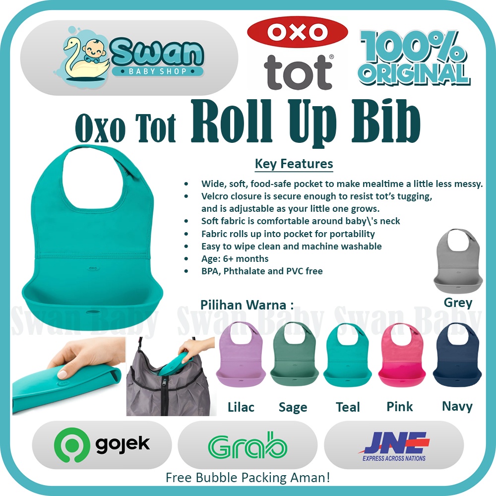 OXO Tot Roll up Bib / Celemek Bayi
