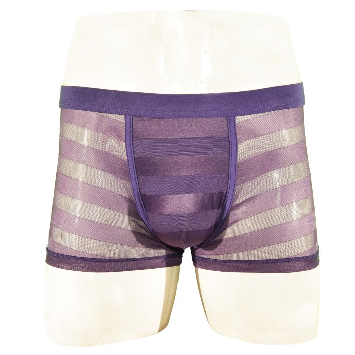 CELANA BOXER PRIA TRANSPARAN P325 - UNDERWEAR SEXY PRIA HIGHT CLASS 