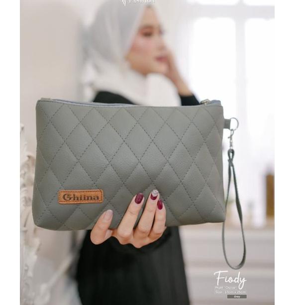 [KODE 1906] FIODY bag BY GHINA FASHION tas Clutch pouch kosmetik wanita