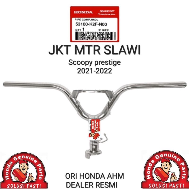 53100-K2F-N00 stang stir scoopy prestige scoopy 2021-2022 ori honda ahm asli honda