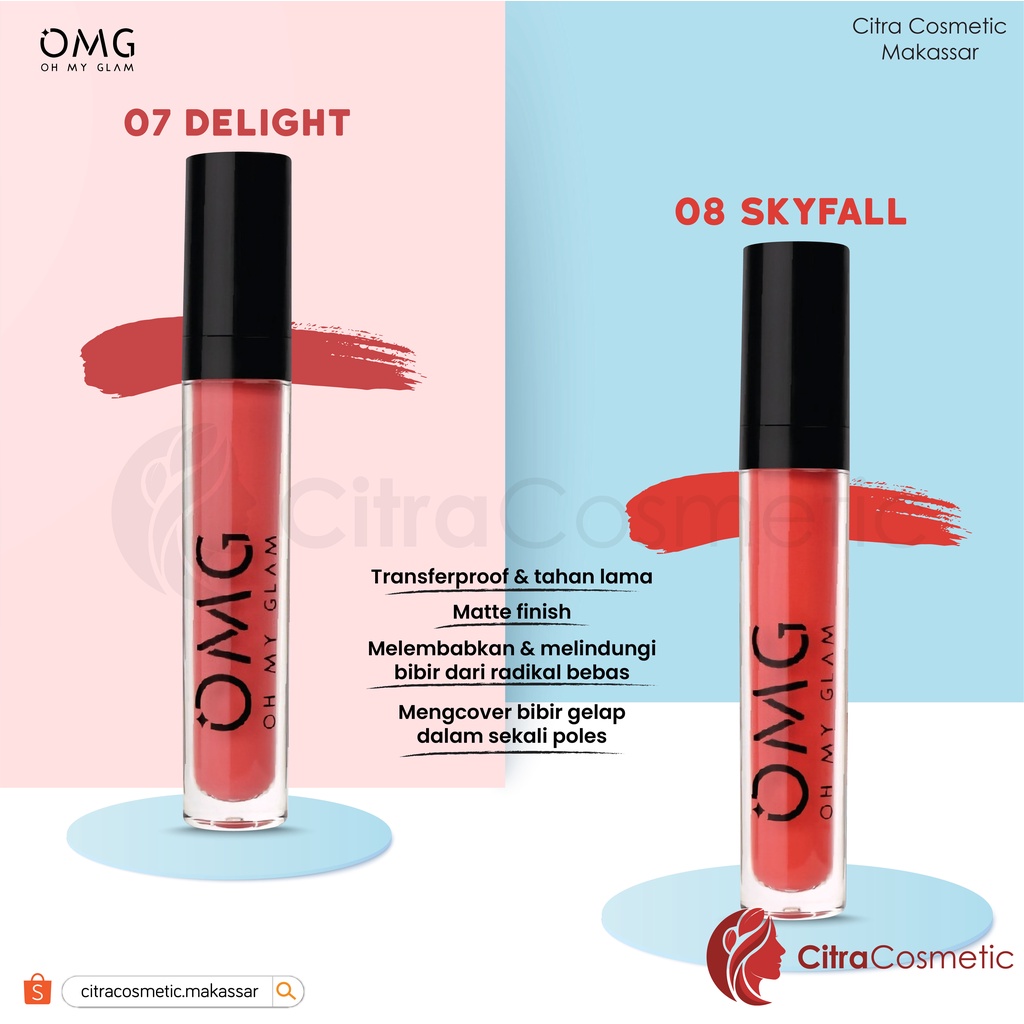 OMG Oh My Glam Matte Kiss Lip Cream