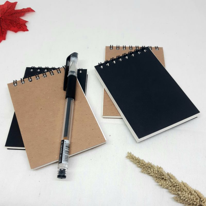 NOTEBOOK A5 buku tulisA5 BUKU SPIRAL ATAS A5 BUKU CATATAN A5 ISI 40