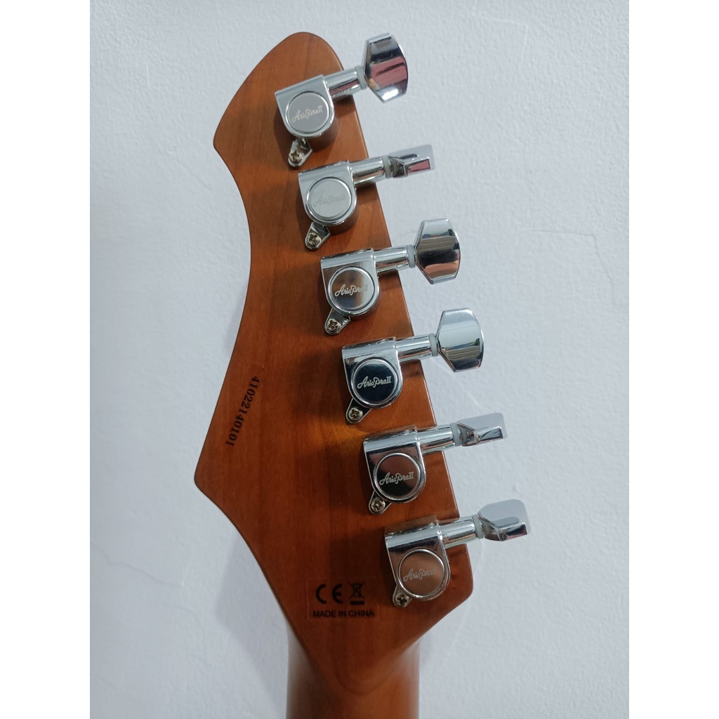 Gitar ARIA PRO II Fullerton 714-MK2 MBWH Marble White Original
