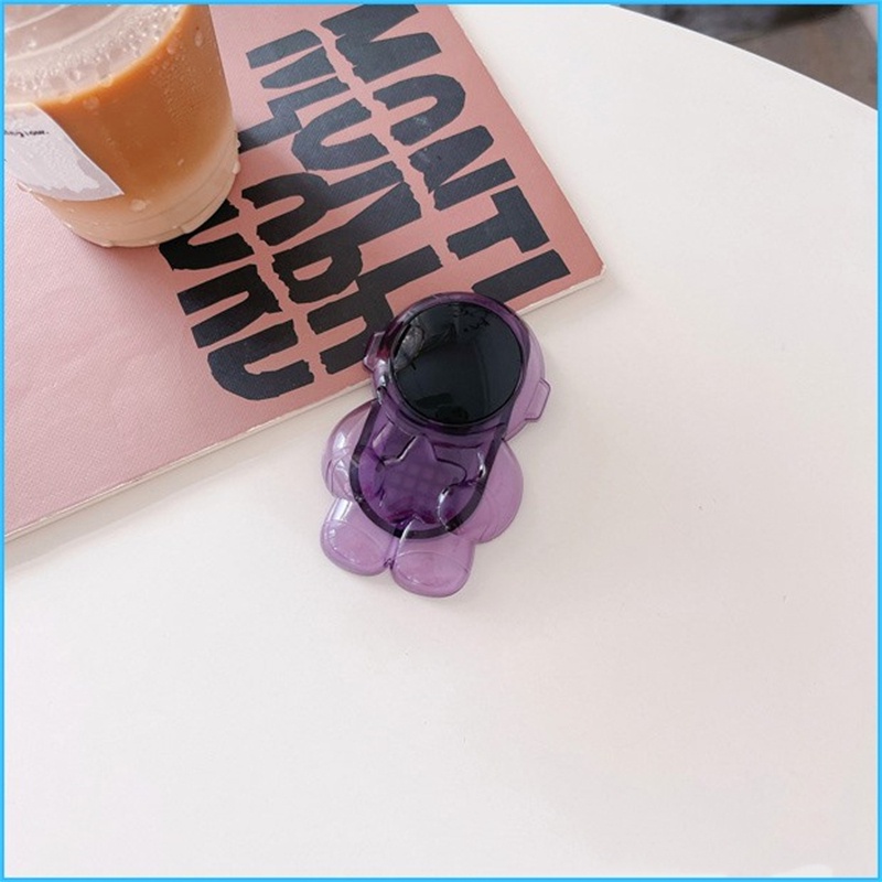 Ring buckle Teleskopik anti Jatuh Desain Kartun Astronot Untuk Ponsel