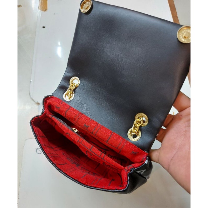 SELEMPANG WANITA UKURAN KECIL HITAM/LV MINIBAG LST