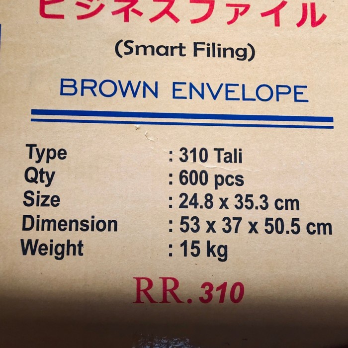 

Murah Amplop Coklat 310 Airmail Tali Promo