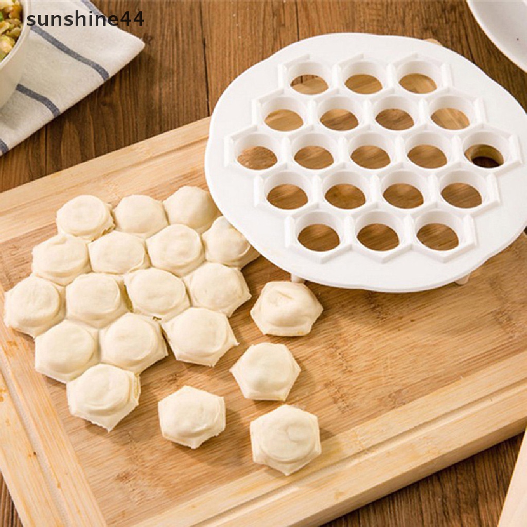 Sunshine Cetakan Pangsit / Ravioli 19 Lubang DIY