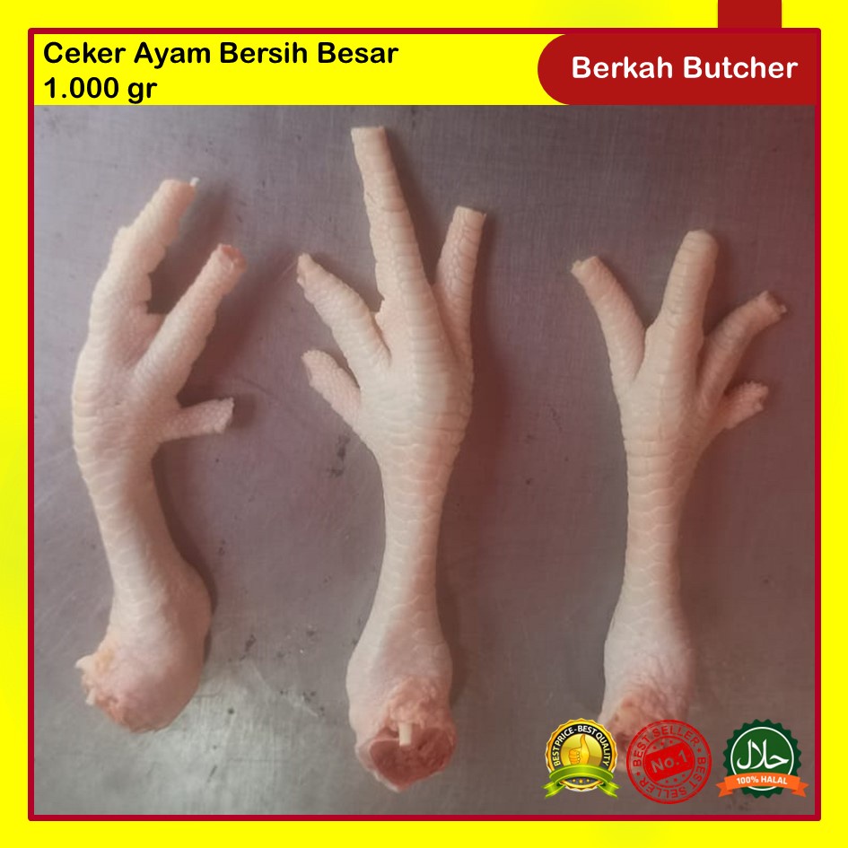Ceker / Kaki Ayam Bersih - Berkah Butcher