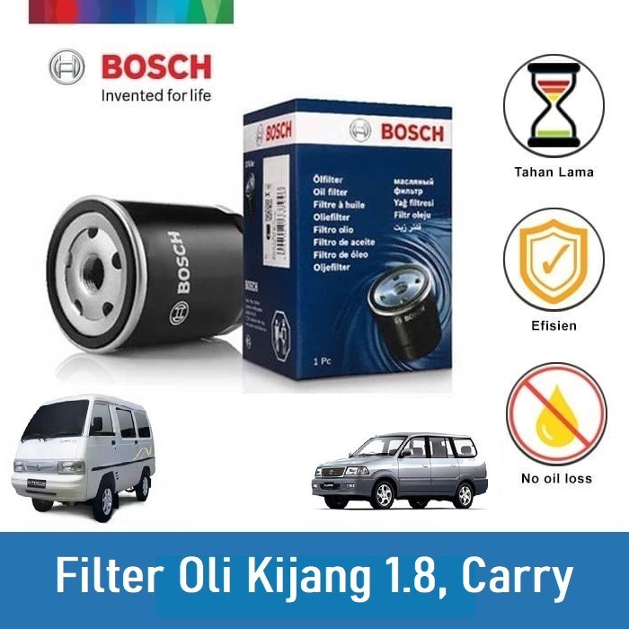 Filter Oli Mobil Kijang 1.8 Carry Futura 0986AF1043 Bosch