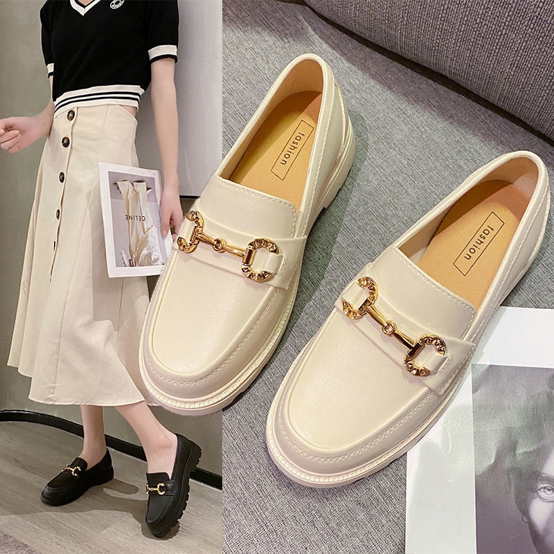 Lazy Bear Sepatu Loafers Slip On Wanita H17 Sepatu Docmart Korea Fashion