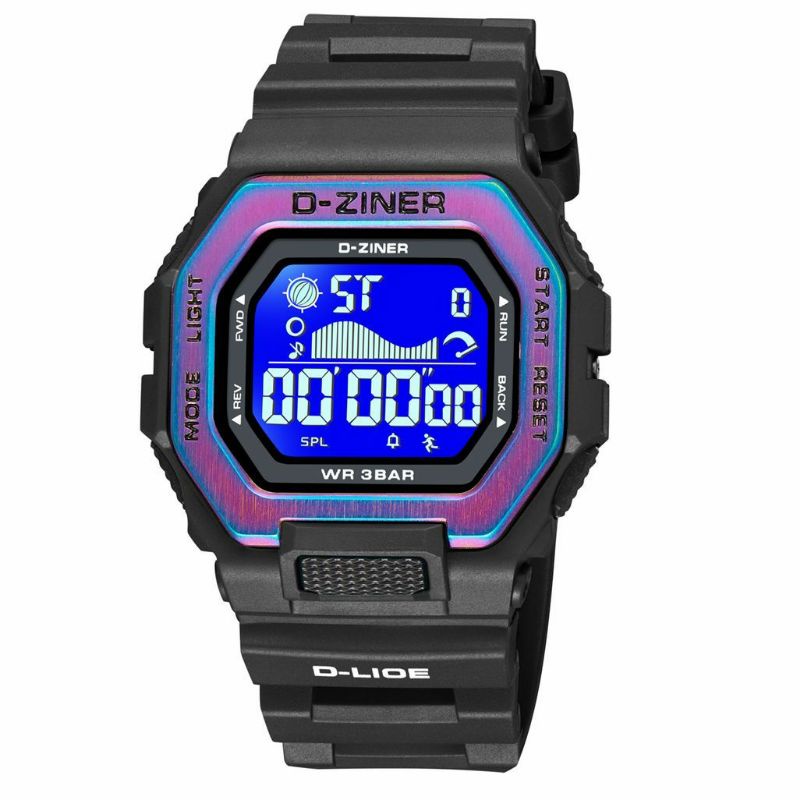 D-Ziner original digital new jam tangan pria original D8318
