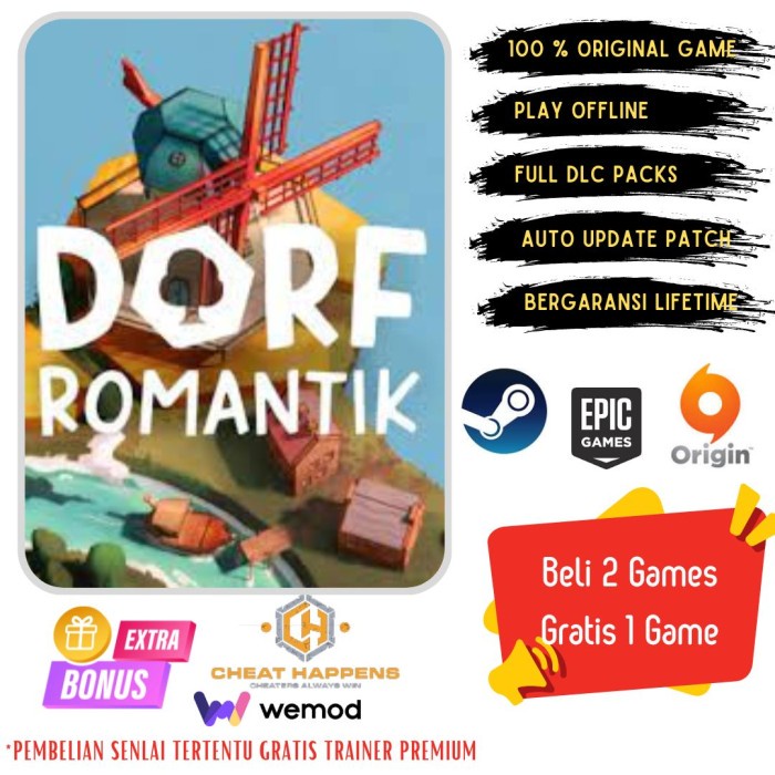 DORFROMANTIK - Game PC Original Offline Only - DVD-DL