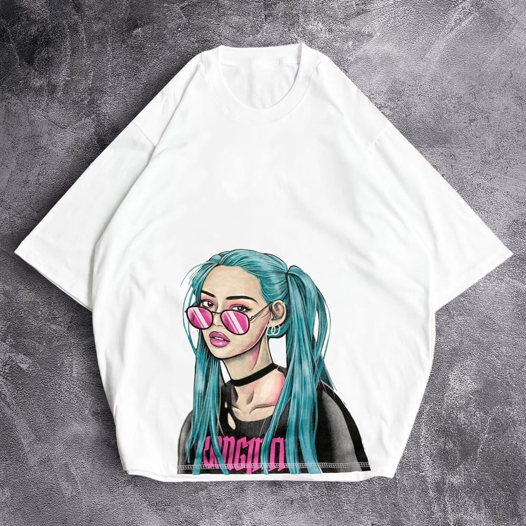 Kaos Oversize GOOD VIBES Cotton 24s