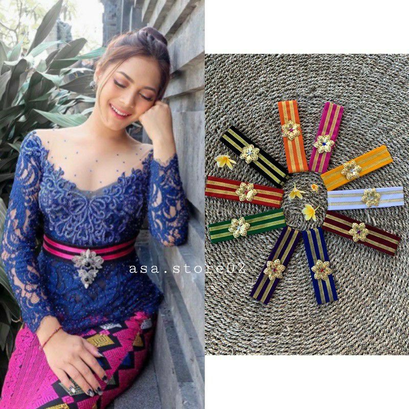 Ikat Pinggang Wanita Free Bros//OBI BLUDRU Obi Kebaya Bali/Ikat Pinggang Kebaya/Flash Sale