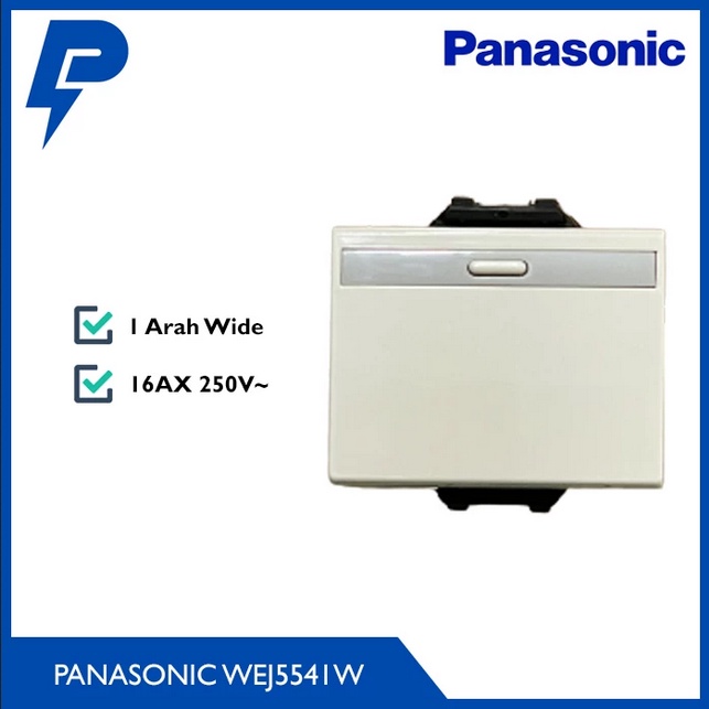 Mata Saklar Lebar 1 Arah Wide Series PANASONIC WEJ5541