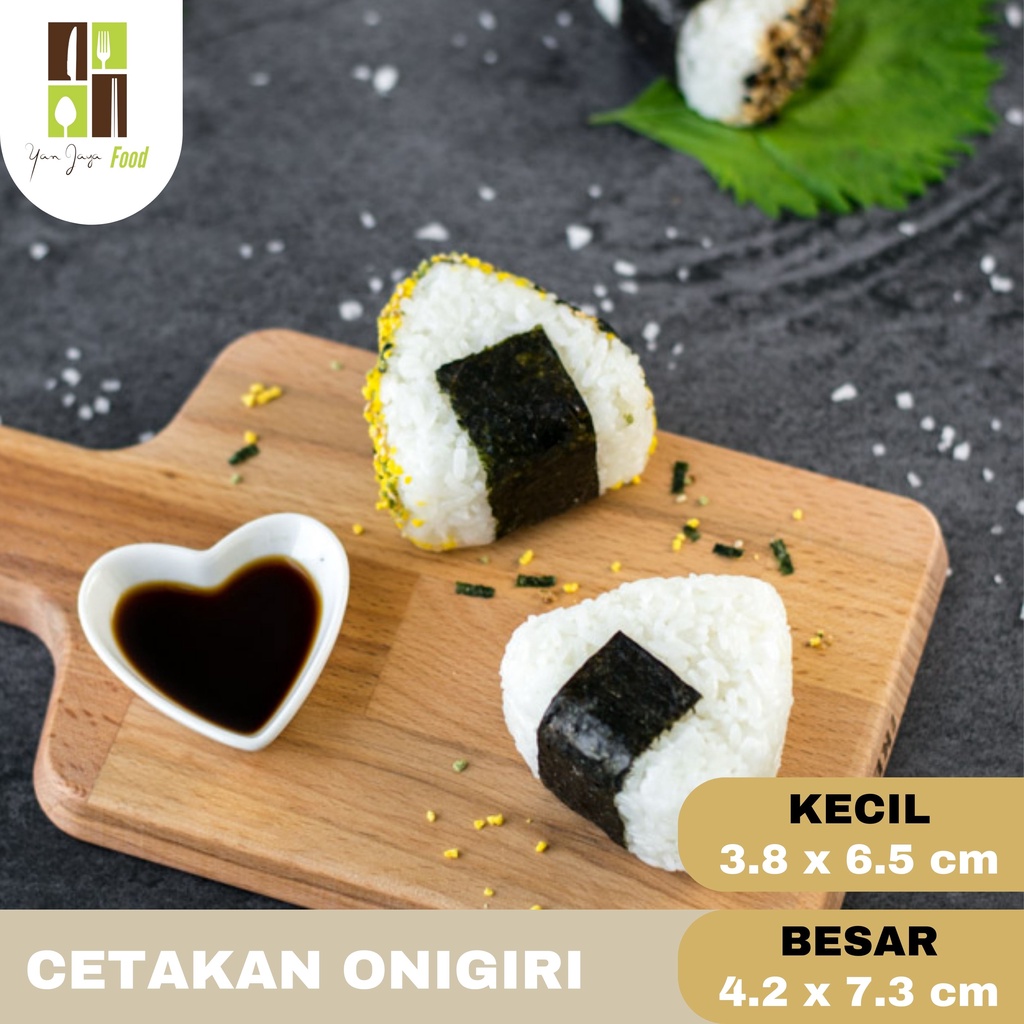 Cetakan Onigiri Sushi Nasi Bento Jepang Anti Lengket