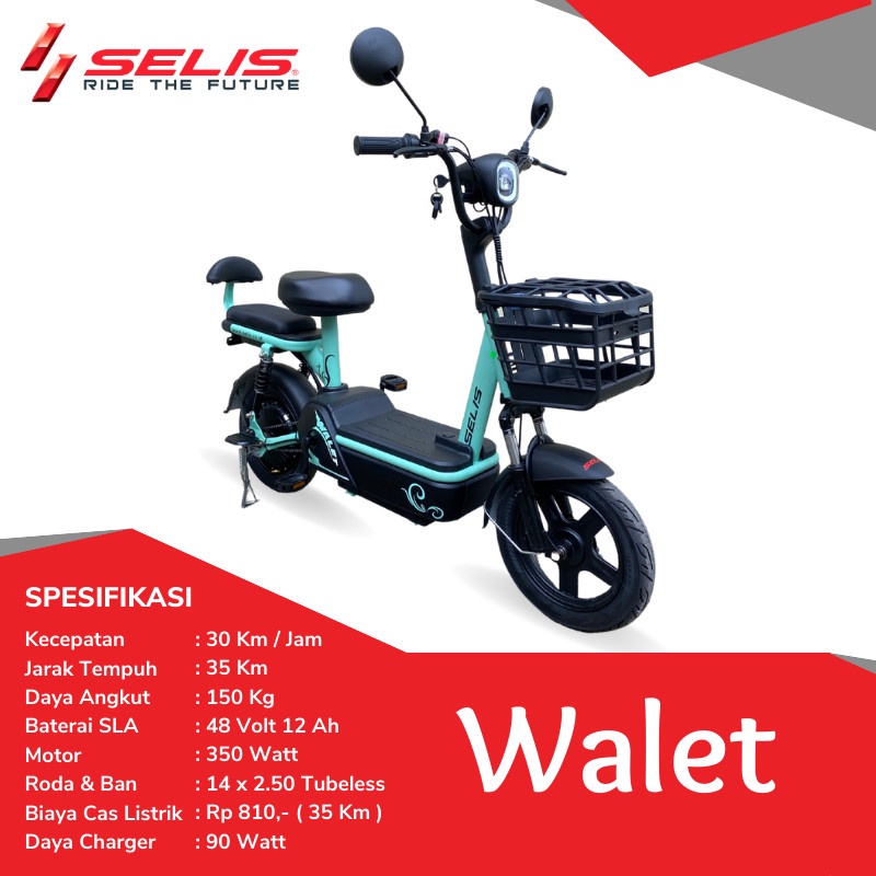 Sepeda listrik Selis tipe Walet