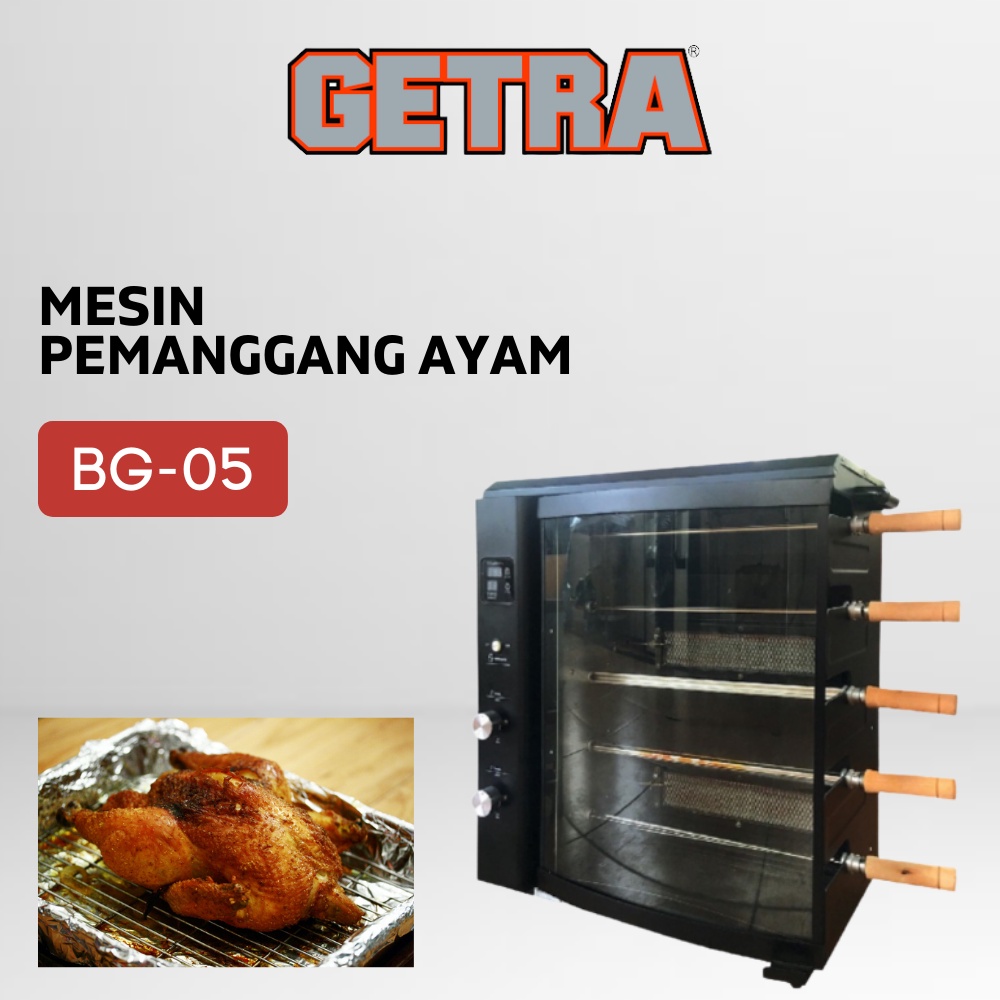 GETRA BG-05 Mesin Panggang Ayam Sistem Putar Gas Rotisseries
