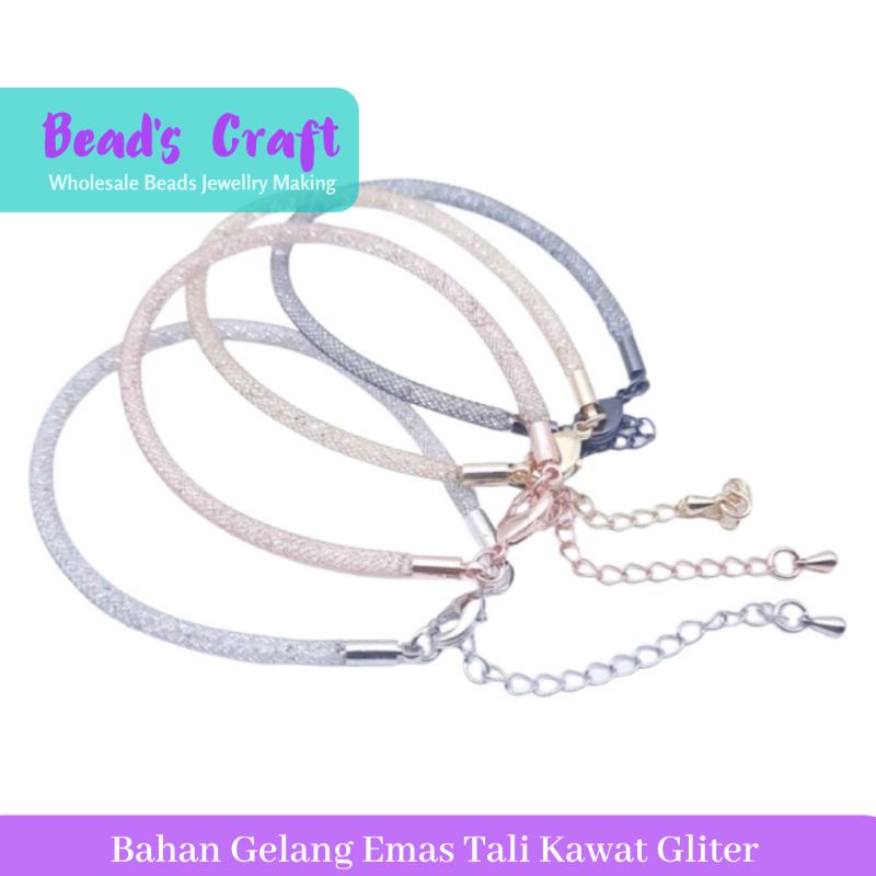 ✅ Gelang Tangan Wanita Gelang Tali Huruf Emas Liontin xuping Mainan