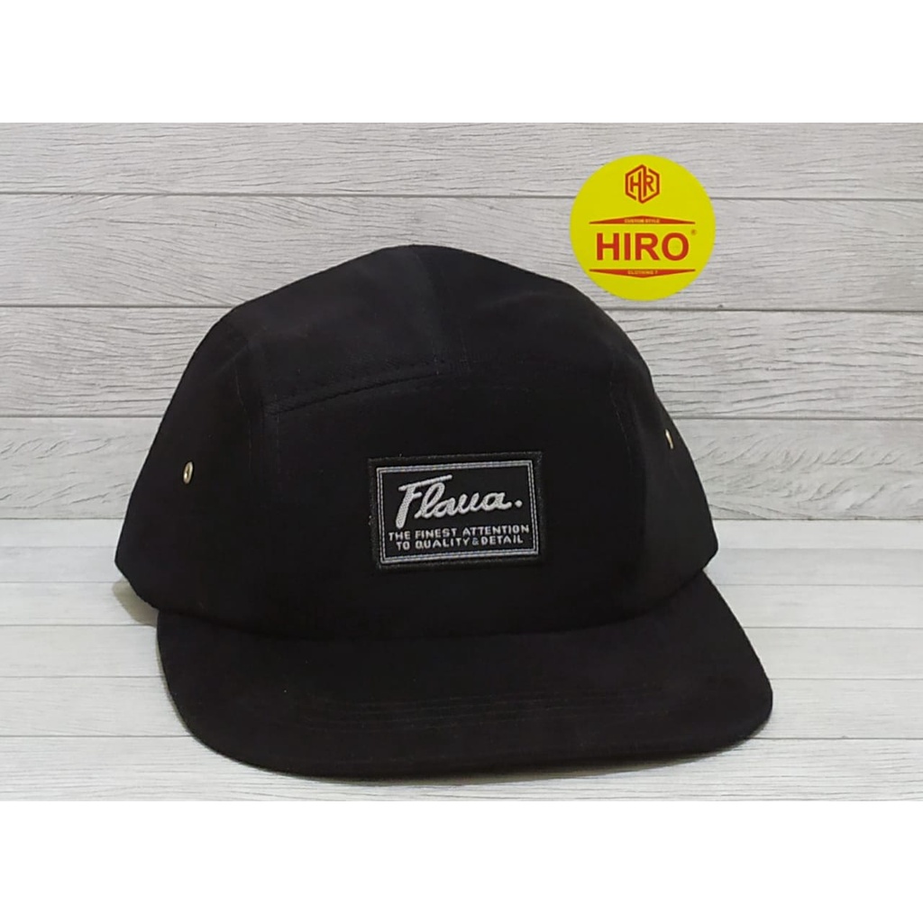 [COD]Topi Distro Pria/Topi Snapback Bordir Flv Lima Panel/Topi Hip-Hop