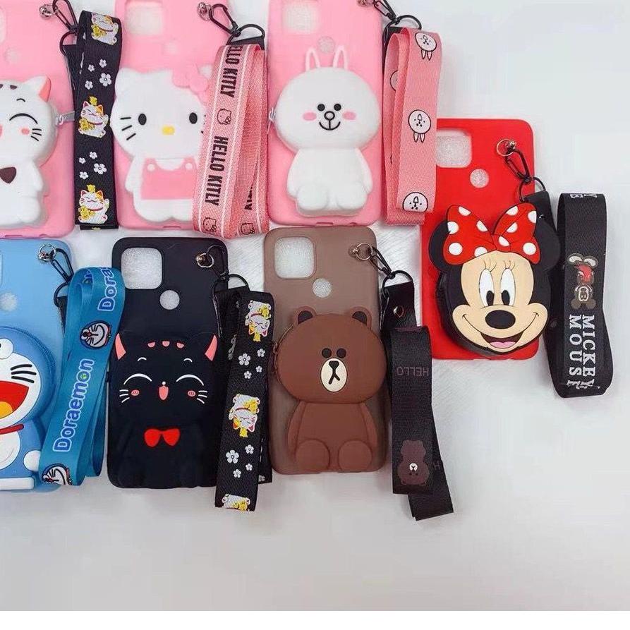 COD✔️VIVO Y11 Y12 Y15 Y17 Y12I Y20 Y20I Y20S Y12S Y20S G/SOFT CASE KARAKTER/BONEKA DISNEY DOMPET KOI