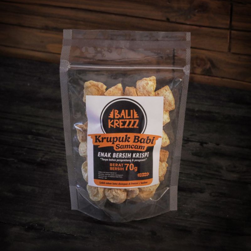 

Krupuk Rambak Samcam Cap Bali Krezzz krupuk babi /samcam 70 gr