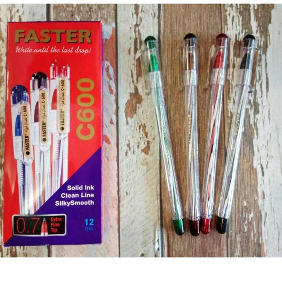 

Obral Belanja [D] Pulpen Faster C600 (12 pcs)