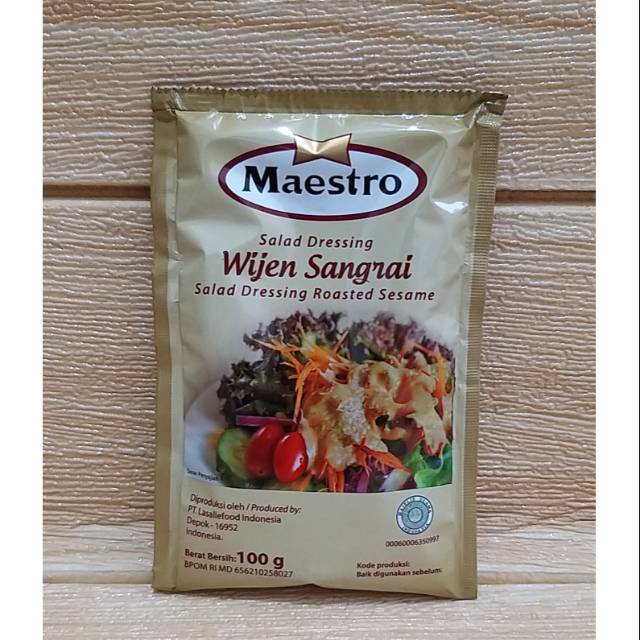 

Maestro Wijen Sangrai 100gr