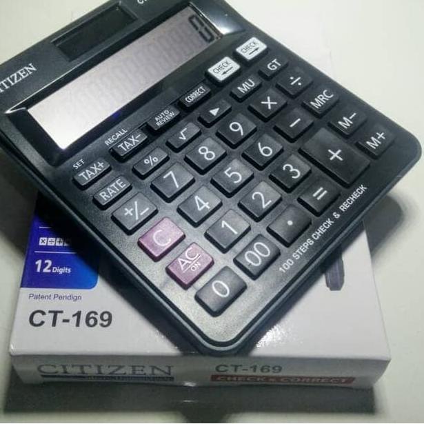 

COD✔️Kalkulator Dagang Citizen CT-169 / Calculator Citizen 12 Digit CT169|RA6
