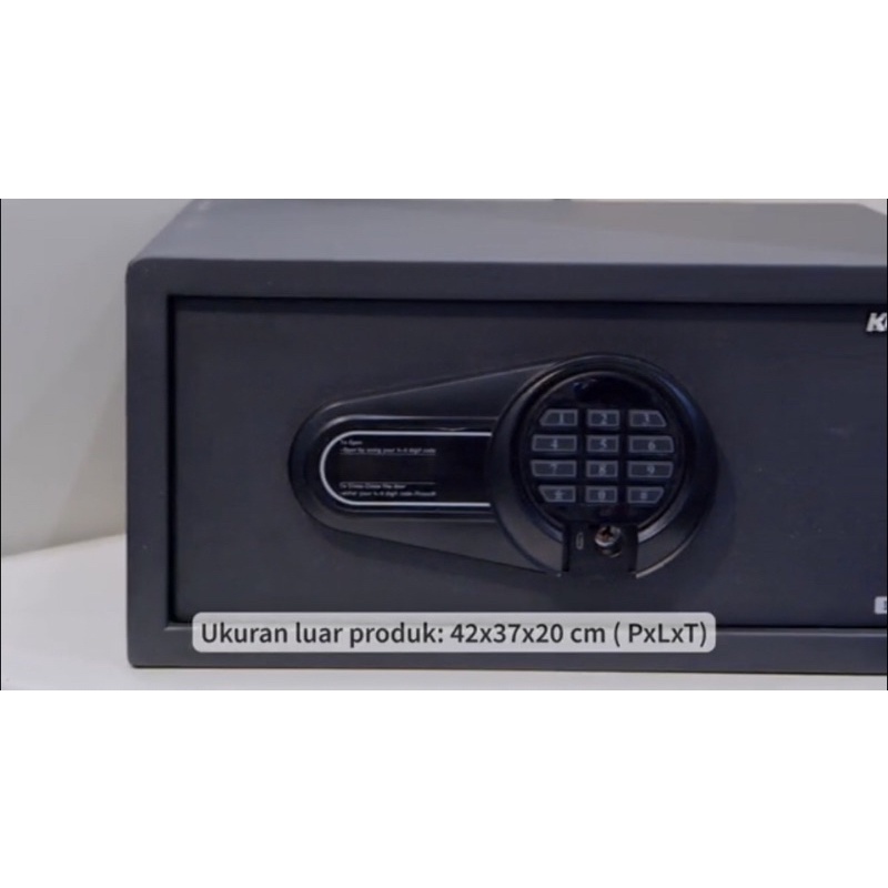 KRISBOW BRANKAS BESI HITAM 20HOL/ACE STELL SAFE BLK 20HOL/ACE KRISBOW SAFETY BOX/BRANKAS ELECTRONIC/ACE BRANKAS BESI