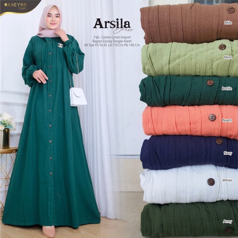 Gamis Arsila Dress Busana Muslim By Original Kheyra Hijab