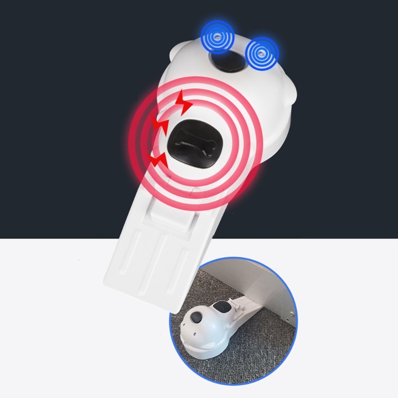 Zzz Door Stopper / Penahan Pintu 120DB Anti slip Bahan Karet Motif Kartun Untuk Keamanan Rumah