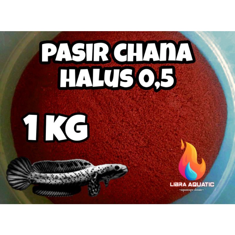 PASIR MALANG MERAH HALUS 0,5 PASIR CHANNA MERAH HALUS