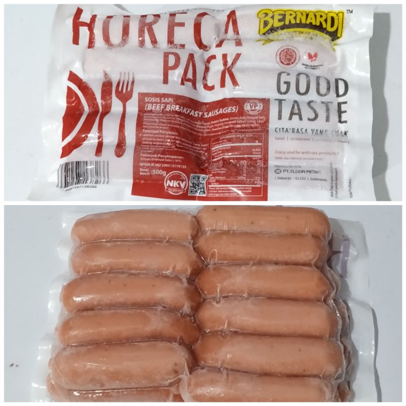 

BERNARDI SOSIS HORECA PACK VP 500gr (TANPA KUPAS)