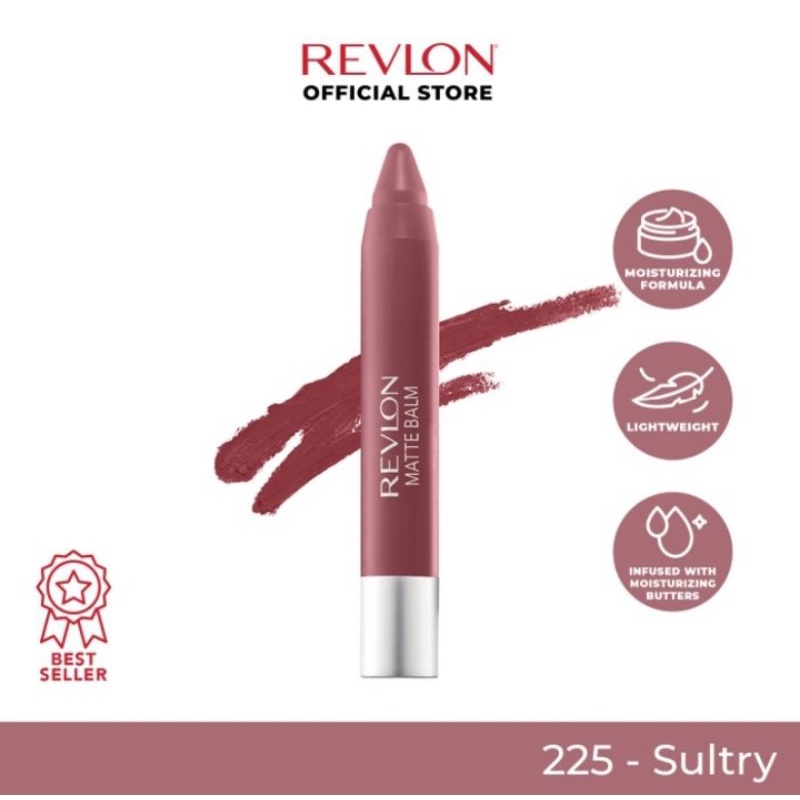 Revlon Colorburst Crayon Collection Lipstick Matte Balm - Sultry