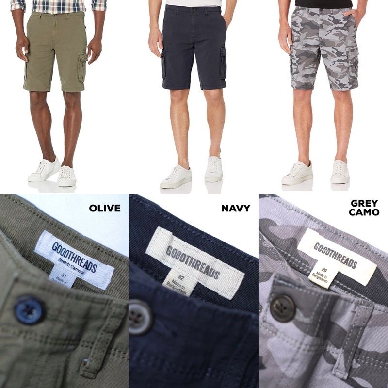Celana Pendek Cargo Amazon Essentials || Amazon Essentials Cargo Short