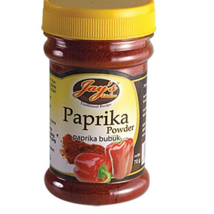 

Terbaru dan terlaris JAYS PAPRIKA POWDER / JAY'S PAPRIKA BUBUK 70 GR grosir